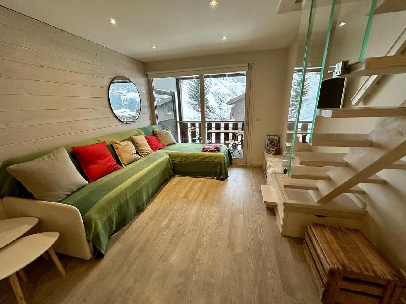 Duplex Skis Aux Pieds Centre Village - 6 Couchages - 2 Salles De Bain Ла-Клюсаз Экстерьер фото