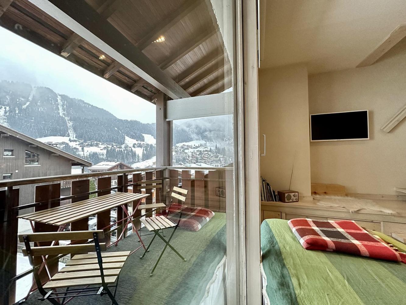 Duplex Skis Aux Pieds Centre Village - 6 Couchages - 2 Salles De Bain Ла-Клюсаз Экстерьер фото